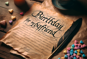 carta de cumpleaños para mi novio