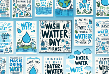 frases carteles del dia del agua