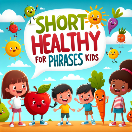 Frases Saludables Cortas para Niños: Inspira Hábitos de Vida Sana frases saludables cortas para niños