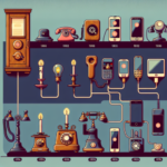 línea del tiempo de la evolución del teléfono