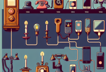 línea del tiempo de la evolución del teléfono