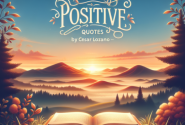 positivo frases de cesar lozano