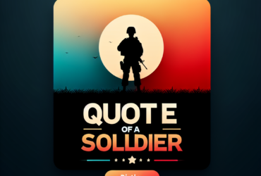 soldado frase de militar