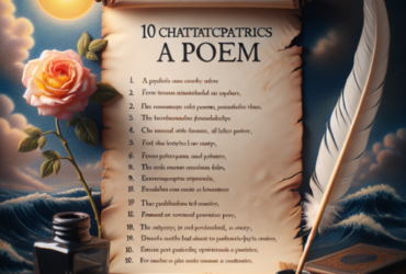 10 características de un poema