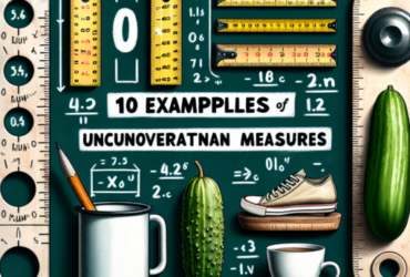 10 ejemplos de medidas no convencionales