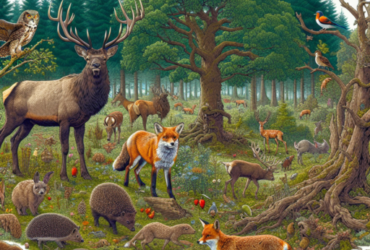 20 animales del bosque