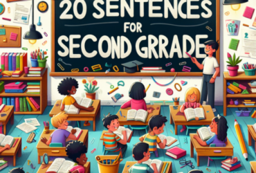 20 oraciones para segundo grado