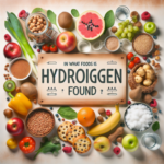 en que alimentos se encuentra el hidrogeno