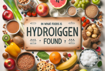 en que alimentos se encuentra el hidrogeno