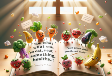 frases de comida saludable para niños