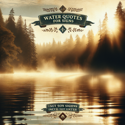 frases del agua para carteles