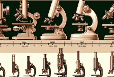 linea del tiempo de la historia del microscopio