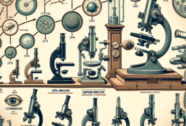 evolucion del microscopio linea del tiempo