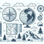 dibujos de geografía fáciles