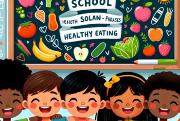 eslogan escolar frases de alimentacion saludable para niños