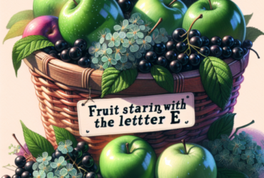 fruta con la letra e