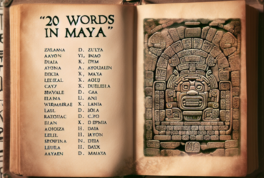 20 palabras en maya