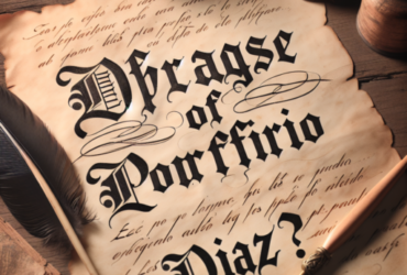 cuál es la frase de porfirio díaz