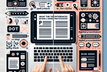 cuáles son las diferencias entre un procesador de textos y una presentación digital