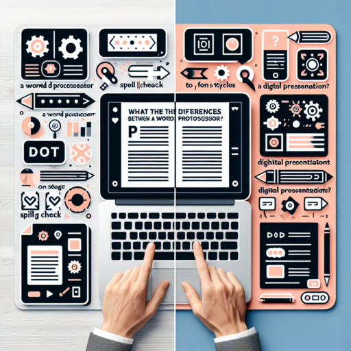 cuáles son las diferencias entre un procesador de textos y una presentación digital