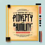 frases de pobreza y humildad