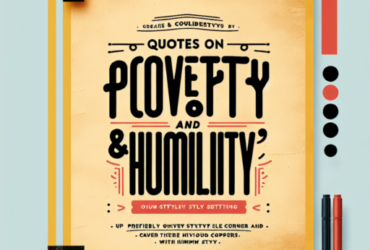 frases de pobreza y humildad