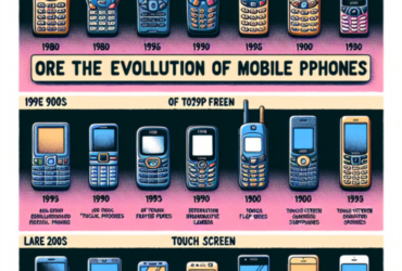 línea del tiempo de la evolución de los celulares