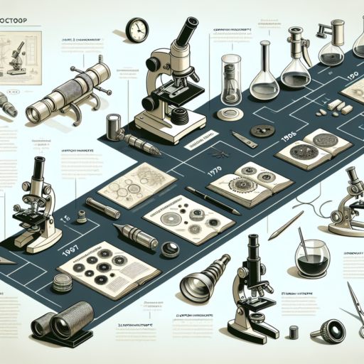 Evolución y Avances en la Línea del Tiempo del Microscopio línea del tiempo del microscopio