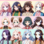 nombres de mujeres de anime