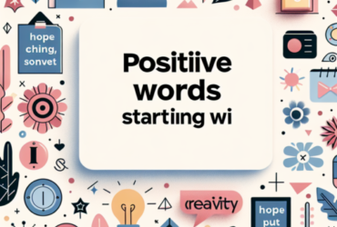 palabras positivas con i