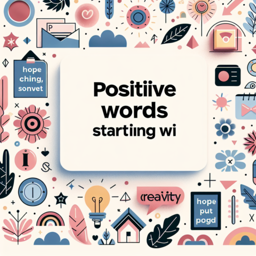 palabras positivas con i