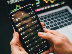 Gráficos financieros de inversión